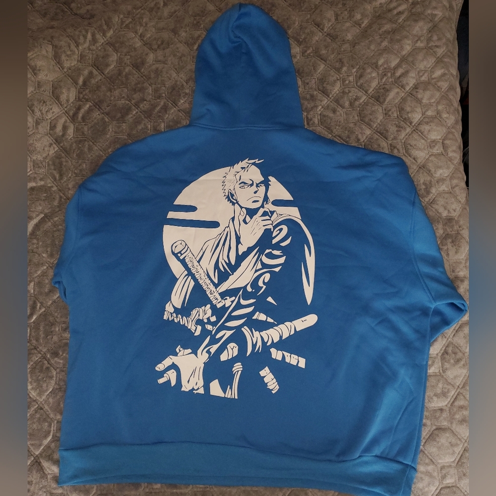 Anime Hoodie - One Piece - Roronoa Zoro - NWOT Size 3XL - Cozy